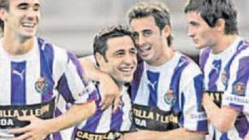 <b>EN CAMINO. </b>El Valladolid va embalado hacia Primera División.