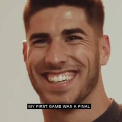 Asensio recuerda su primeros días como jugador del Madrid