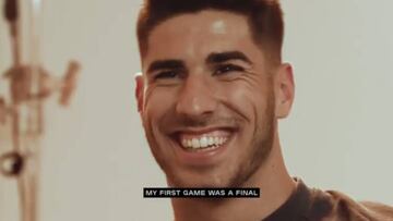 Asensio recuerda su primeros días como jugador del Madrid