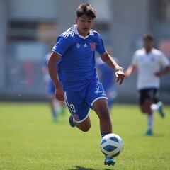 El Ronaldo de la U que crece lejos del CDA: “Llegó pasado de peso, pero ahora está mejor”