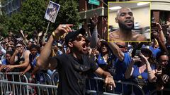 Stephen Curry y LeBron James.