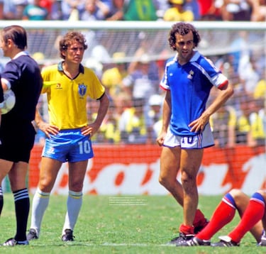 Zico y Platini fallan sus penaltis en el mismo partido: el épico Brasil vs Francia en Guadalajara