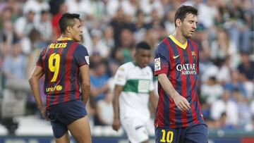 “Batalla de egos”: revelan cómo era la relación de Sánchez y Messi en el Barça