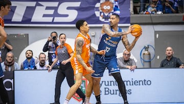 Augusto Lima, nuevo pívot del Flexicar Fuenlabrada, durante su etapa en el San Pablo Burgos.