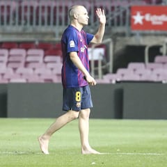 Lo que no se vio: los últimos momentos de Iniesta en Barça