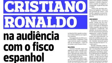 Las declaraciones de Cristiano en A Bola. 