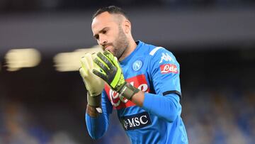 Los n&uacute;meros de David Ospina bajo las &oacute;rdenes de Carlo Ancelotti en Napoli.