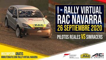 Rally Virtual de Navarra: pilotos reales y virtuales, cara a cara