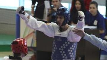 Joel González, ayer.