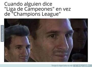 Los mejores memes de la jornada de Champions League