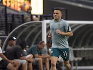 Jonathan Rodriguez during Team America Training, prior to the match against Chelsea FC (ENG), at Allegiant Stadium, on July 15, 2022.
<br><br>
Jonathan Rodriguez durante el Entrenamiento del Equipo America, previo al partido contra Chelsea FC (ENG), en el Allegiant Stadium, el 15 de Julio de 2022.