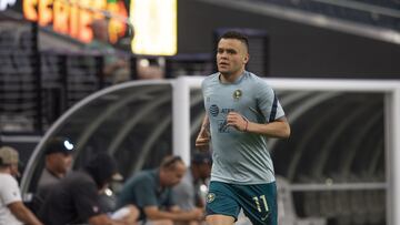 Jonathan Rodriguez during Team America Training, prior to the match against Chelsea FC (ENG), at Allegiant Stadium, on July 15, 2022.

<br><br>

Jonathan Rodriguez durante el Entrenamiento del Equipo America, previo al partido contra Chelsea FC (ENG), en el Allegiant Stadium, el 15 de Julio de 2022.