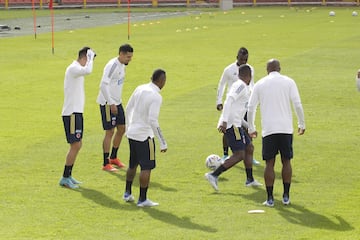 El equipo de Héctor Cárdenas tuvo su última práctica en El Campín de Bogotá antes de viajar a España para el amistoso ante Arabia Saudita.