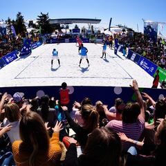 El vóley se pasa de la playa…¡a la nieve!