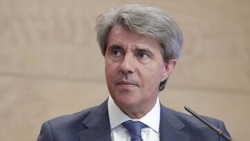 El presidente de la Comunidad, Ángel Garrido, en rueda de prensa.