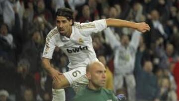 <b>DECISIVO. </b>Khedira fue clave ante el Málaga, marcando el primer gol del Madrid y dando seguridad.