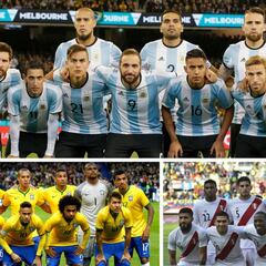 Las posibles alineaciones de las selecciones en las Eliminatorias