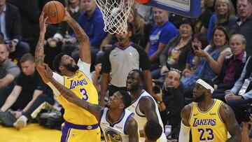 Davis empieza bien con los Lakers: 22+10 ante los Warriors