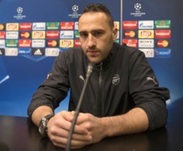 David Ospina en rueda de prensa.