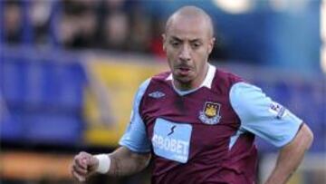 Faubert con el West Ham