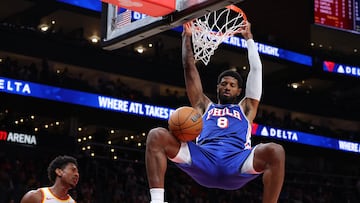 The Philadelphia 76ers forward has been ruled out for the remainder of the NBA season after receiving injections in his adductor and knee.