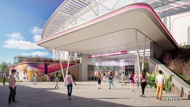 Acceso a la zona VIP del Nu Stadium. Las zonas más lujosas están enfocadas en una experiencia "ultra-premium".