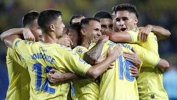 Alegría de la UD Las Palmas.