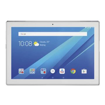 La Lenovo Tab4 es una tablet rápida y con acabados en blanco.