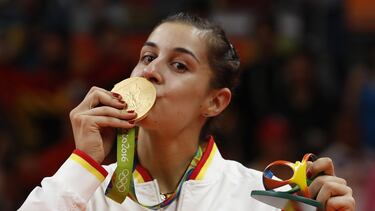 La onubense Carolina Marín.