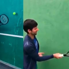 Entrena con la pared para mejorar tu tenis