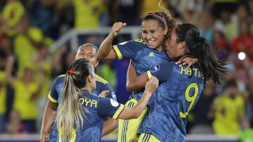 Selección Colombia Femenina ante Ecuador en la Copa América Femenina
