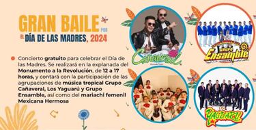 CDMX anuncia concierto gratis por el Día de las Madres: cuándo es, a qué hora, dónde y artistas