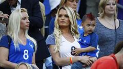 Wives, partners and families of France players in the stands