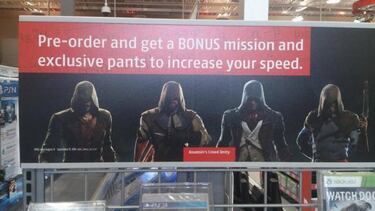 Unos pantalones con la reserva de Assassin's Creed Unity