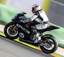 Maverick ya disfruta sobre su Kalex de Moto2 en Valencia