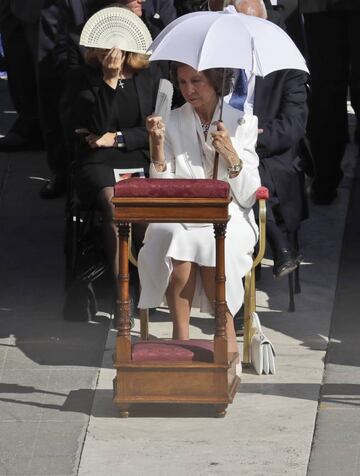 La Reina Sof&iacute;a, en la canonizaci&oacute;n de Teresa de Calcuta