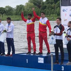 Abad y Borrás, oro en K2 200 en la Copa del Mundo de Poznan