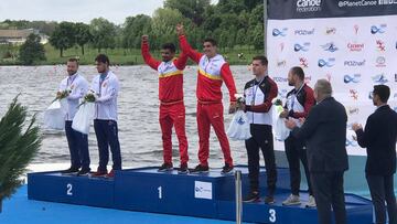 Abad y Borrás, oro en K2 200 en la Copa del Mundo de Poznan