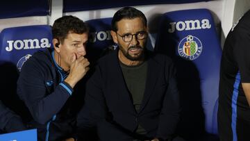 Bordalás en el banquillo.