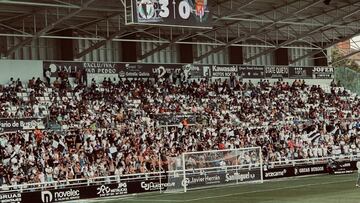 El club burgalés afea ciertos actos de algunos aficionados del fondo sur.