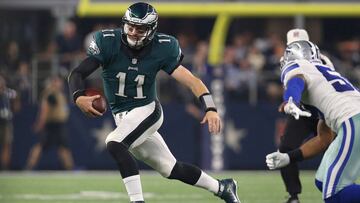 Carson Wentz afronta un duro duelo divisional en el encuentro de sus Philadelphia Eagles y los New York Giants.