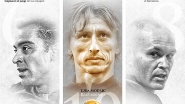 Comparativa: ¿qué hizo Modric que no hicieron Xavi e Iniesta?