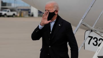El candidato demócrata y su esposa salieron negativo en prueba de coronavirus y recriminó a Trump y Melania por no usar mascarilla luego de dar positivo.