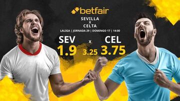 Sevilla FC vs. RC Celta: horario, TV, estadísticas, clasificación y pronósticos