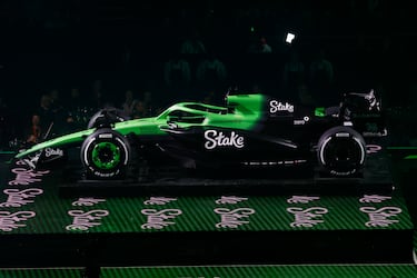 El Sauber será pilotado por Nico Hulkenberg y el piloto brasileño debutante Gabriel Bortoleto.