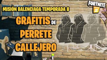 &iquest;D&oacute;nde est&aacute;n los grafitis de Perrete Callejero en Ciudad Comercio, Costa Creyente y Acumulaciones Airadas en Fortnite?