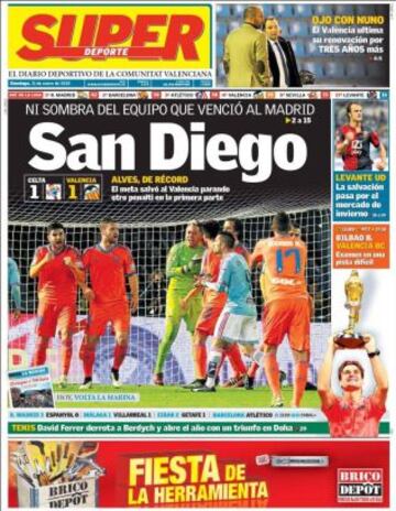 Portadas de la prensa deportiva