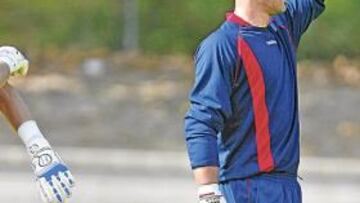 <b>DEBUT. </b>Albert Jorquera disputó sus primeros minutos en la Liga con el Girona en Huesca.