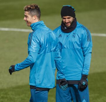 Cristiano Ronaldo y Benzema. 