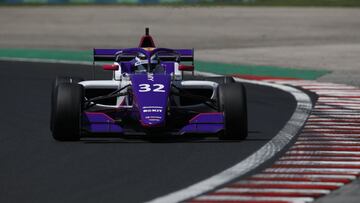 Nerea Martí durante el cronometrado en Hungaroring.